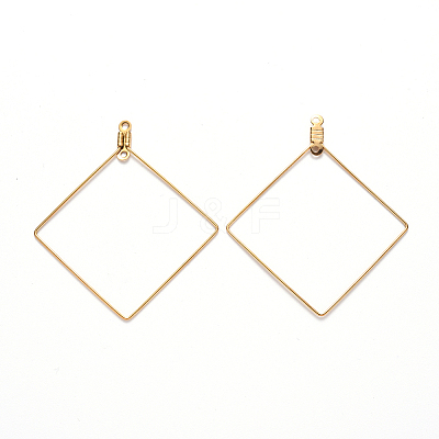 PVD Vacuum Plating 304 Stainless Steel Wire Pendants LS-STAS-S103-10G-1