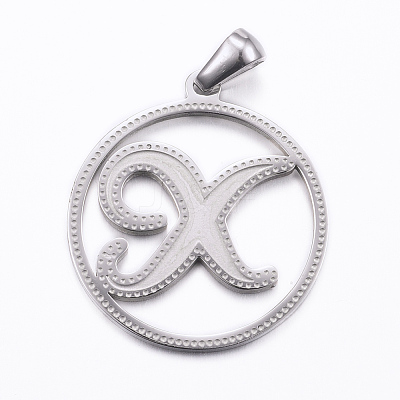 Non-Tarnish 304 Stainless Steel Pendants STAS-K162-077P-1