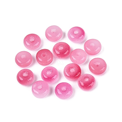 Baking Paint Imitation Jade Glass Beads GL-N006-01A-06-1