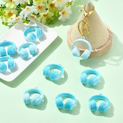 Two Tone Opaque Acrylic Pendants SACR-FZC0001-002B-1