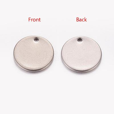 Tarnish Resistant 304 Stainless Steel Stamping Blank Tag Pendants X-STAS-G024-1-1