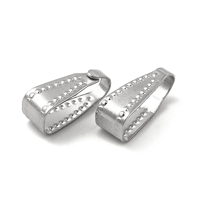 Non-Tarnish 304 Stainless Steel Snap on Bails STAS-P319-17P-1