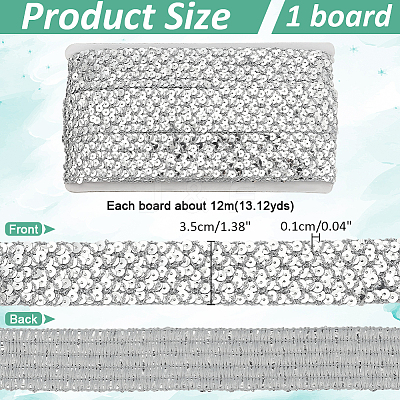 Plastic Paillette Beads OCOR-WH0003-026A-1