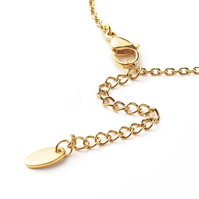 Heart Alloy Enamel Charm Bracelet for Valentine's Day BJEW-JB06656-05-1