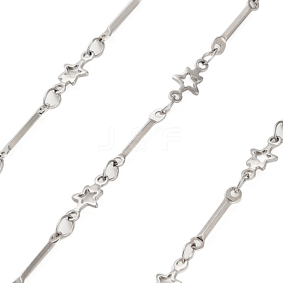 304 Stainless Steel Bar Link Chains CHS-H114-06P-1