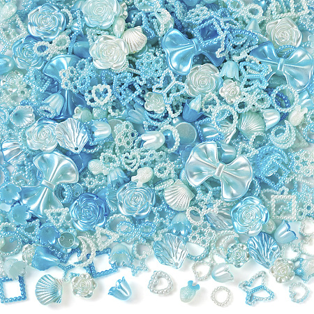 Opaque ABS Plastic Beads FIND-TAC0016-33B-1