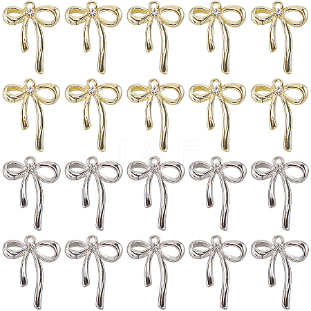 40Pcs 2 Colors Alloy Pendants FIND-SC0011-55-1