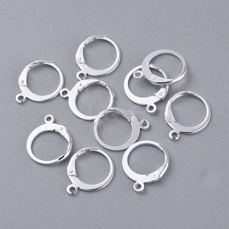 304 Stainless Steel Leverback Earring Findings STAS-K210-29S-1