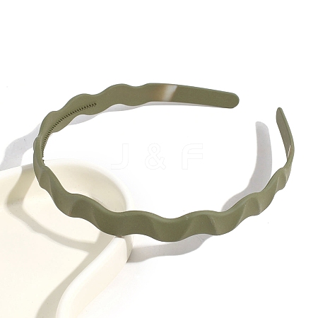 Plastic Wavy Hair Bands for Girls Women PW-WG53FC4-08-1