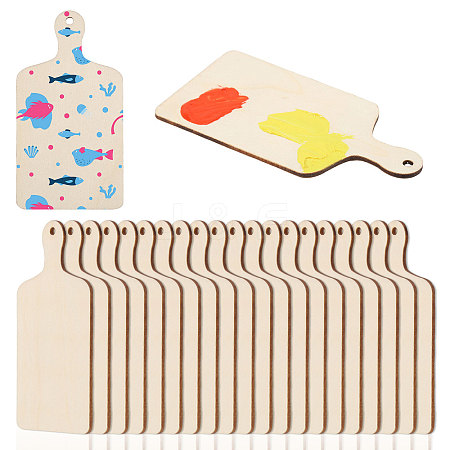 Boxwood Cutting Board AJEW-WH0609-467A-1
