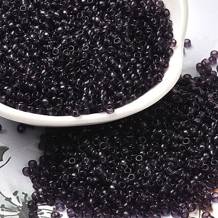 Transparent Colours Glass Round Seed Beads SEED-B001-06A-06-1
