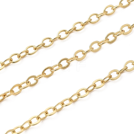 Brass Cable Chains CHC-L037-04G-1