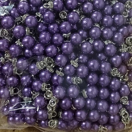 ABS Plastic Imitation Pearl Charms KY-TAC0011-03P-02-1