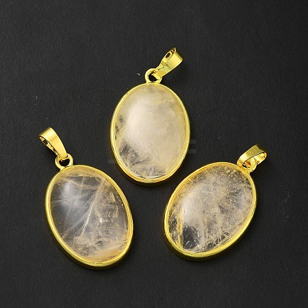 Natural Quartz Crystal Pendants G-H286-07G-04-1