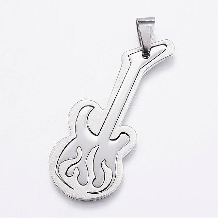 201 Stainless Steel Pendants STAS-F106-27P-1