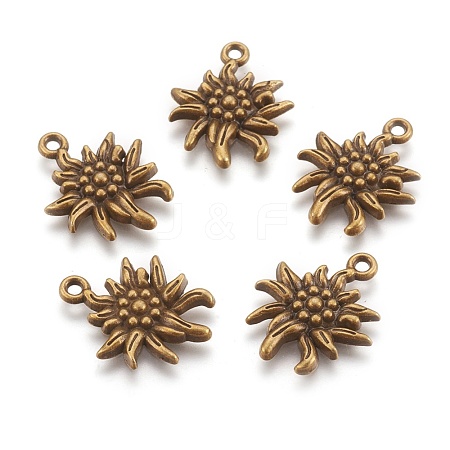 Tibetan Style Alloy Pendants TIBEP-A113357-AB-FF-1