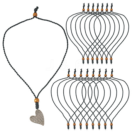 Adjustable Waxed Polyester Cord Necklace Making NJEW-TAC0030-1