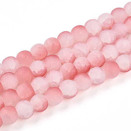 Crackle Glass Beads X1-GLAA-N009-8mm-03-1