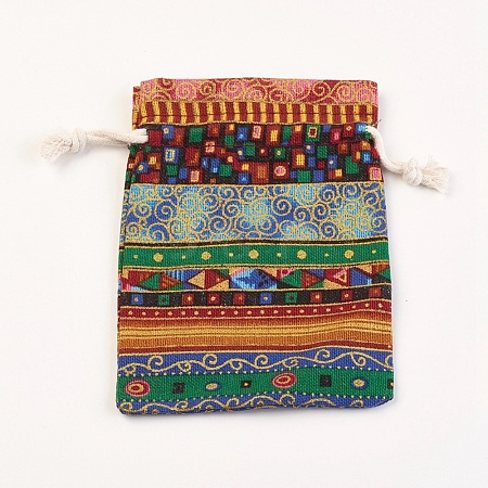 Cotton and Linen Cloth Packing Pouches ABAG-WH0017-06B-1