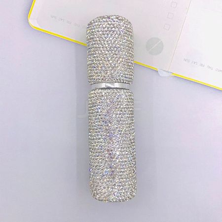 Plastic & Rhinestone Spray Bottle PW-WG77027-01-1