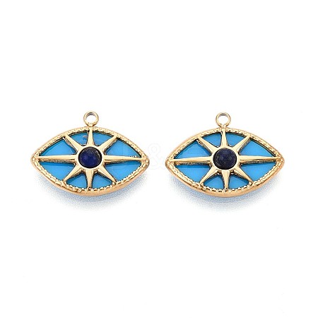 304 Stainless Steel & Acrylic Pendants STAS-N109-160G-1