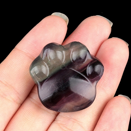 Natural Fluorite Carved Figurines Statues for Home Office Desktop Decoration PW-WG5370C-07-1