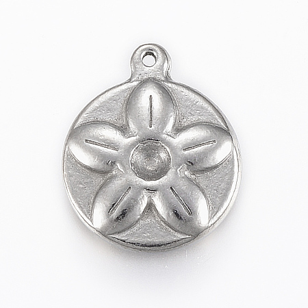 Tarnish Resistant 304 Stainless Steel Pendant Rhinestone Settings STAS-H420-57P-1