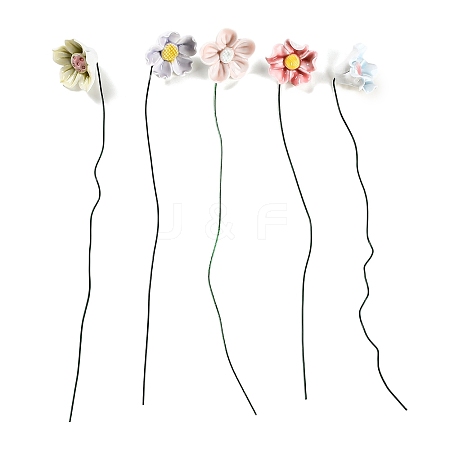 Ceramic Flower Stems with Iron Stem PR-CBAD4A8-06-1