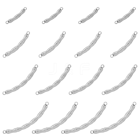 DICOSMETIC 16Pcs 4 Styles 304 Stainless Steel Connector Charms STAS-DC0013-62-1