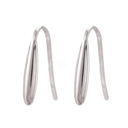 Tarnish Resistant 304 Stainless Steel Earring Hooks X-STAS-K182-24P-1