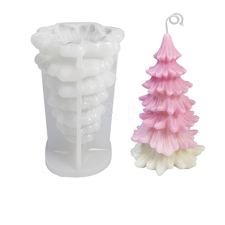 3D Christmas Tree DIY Candle Silicone Molds LS-CAND-B002-13B-1