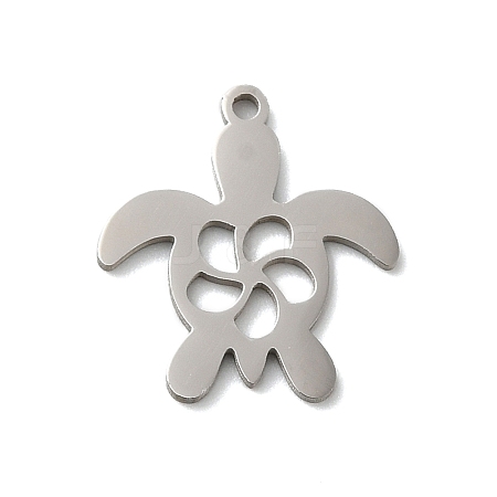 Non-Tarnish 201 Stainless Steel Pendants STAS-E206-04P-05-1