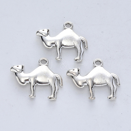 Tibetan Style Alloy Pendants X-TIBE-R316-112AS-RS-1
