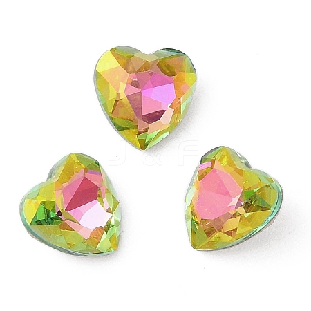 Glass Rhinestone Cabochons RGLA-L029-08A-VRLA-1