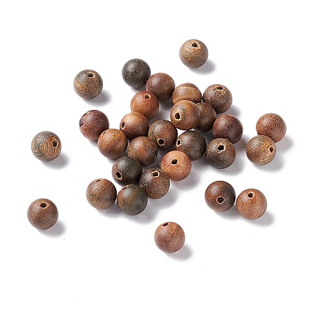 Natural Sandalwood Beads X-WOOD-F008-02F-1