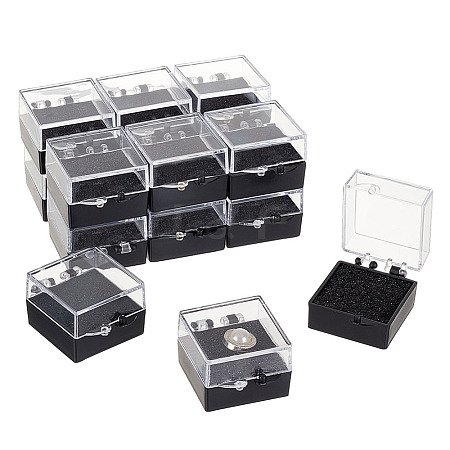 Plastic Presentation Boxes for Badge Storage & Display LS-AJEW-WH0502-09-1