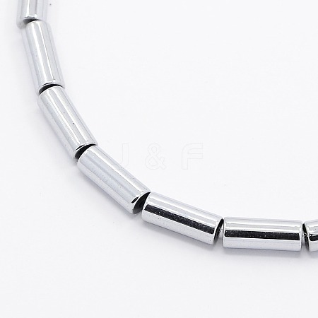 Grade A Electroplate Non-magnetic Synthetic Hematite Beads Strands G-N0014-27A-1