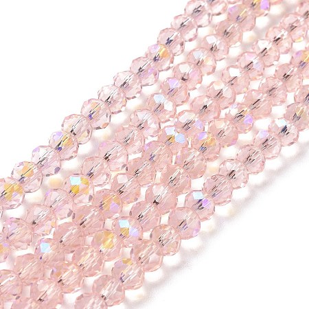 Electroplate Glass Beads Strands LS-EGLA-A034-T8mm-L18-1