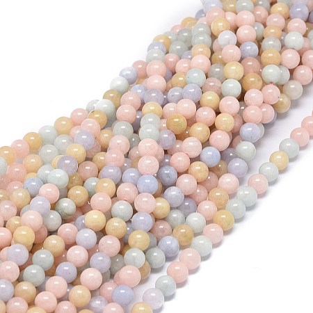 Natural White Jade Imitation Morganite Beads G-O201A-04A-1-1