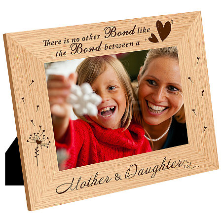 Natural Wood Photo Frames DIY-WH0247-016-1