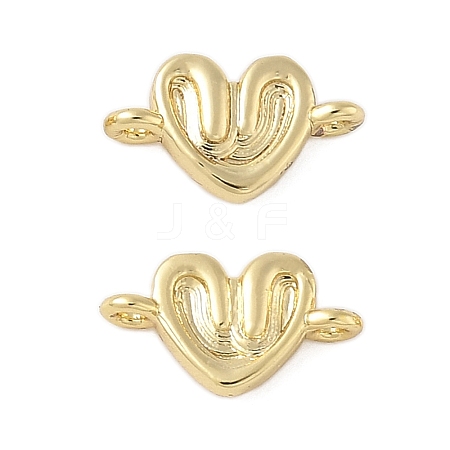 Brass Connector Charms KK-L245-12G-1