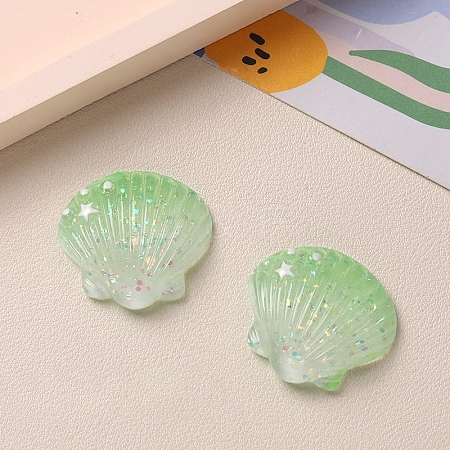 Gradient Color Transparent Resin Cabochons PW-WG2784F-01-1