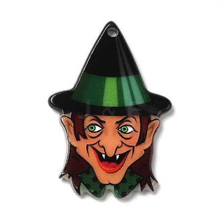 Halloween Acrylic Pendants SACR-E010-03A-1