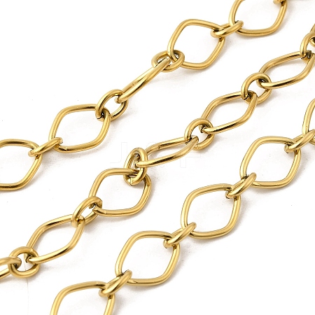 304 Stainless Steel Oval Link Chains CHS-C018-02B-G-1