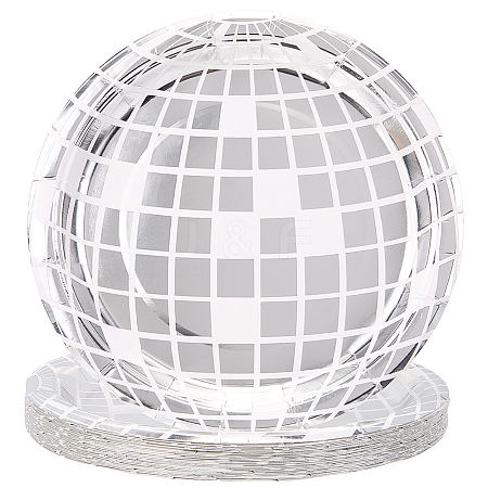 Paper Disco Party Dish AJEW-WH20011-57A-01-1
