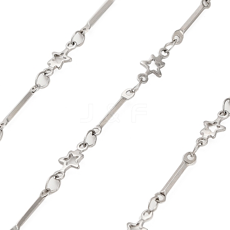 304 Stainless Steel Bar Link Chains CHS-H114-06P-1