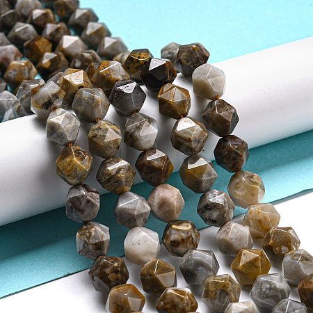 Natural Gobi Agate Beads Strands G-NH0012-B03-03-1