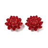 Dyed Synthetic Coral Carved Beads CORA-Z001-01B-1