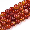 Glass Round Beads Strands GLAA-M044-01Q-1