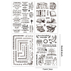 Globleland 4 Sheets 4 Styles PVC Plastic Clear Stamps DIY-GL0004-49D-6